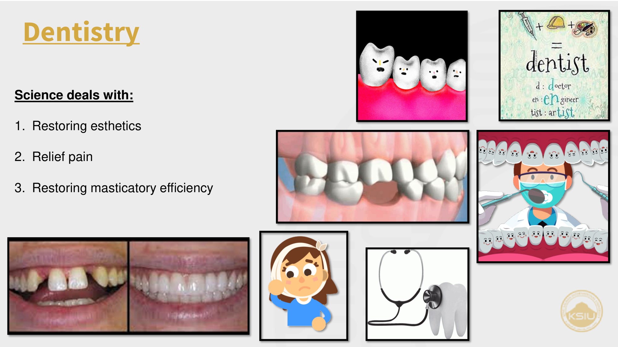 Dentistry Goals & Mission